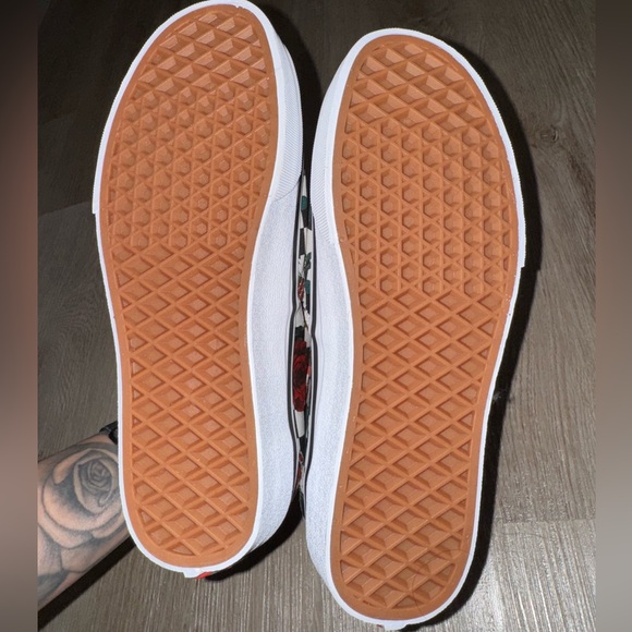 Vans- Customs Checkerboard Roses Authentic - Picture 7 of 7